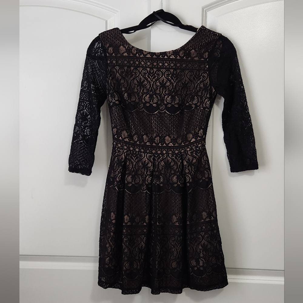 B Darlin Black A-line Dress - Picture 2 of 5